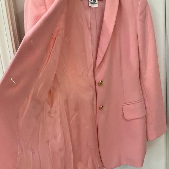 Escada Blazer, Soft Peach Pink, Angora Wool, Size 6 / 38, Great Condition! - Picture 12 of 15